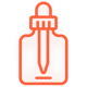 Coral Dropper Bottle Icon